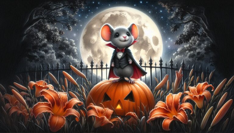 Eeyore as Batman Sitting on Pumpkin