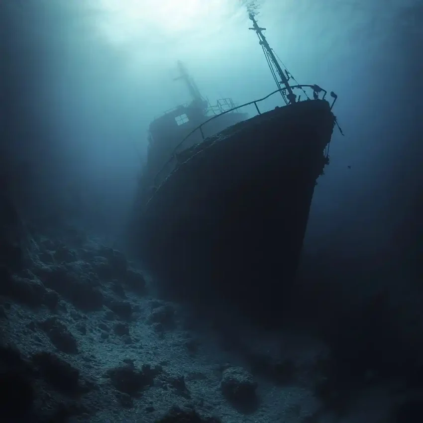 Dark Sea Ferry Wreck