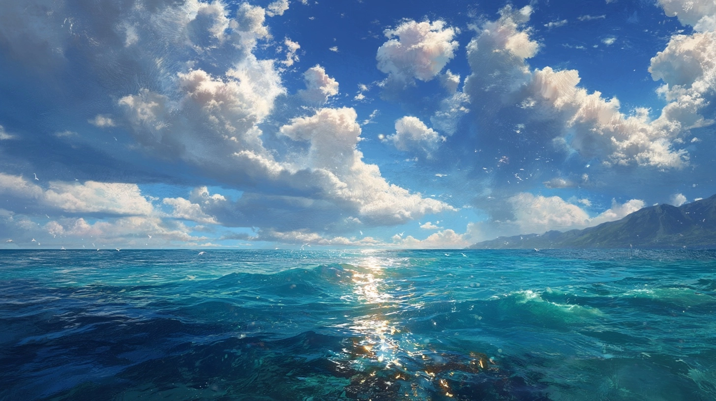 Blue sea