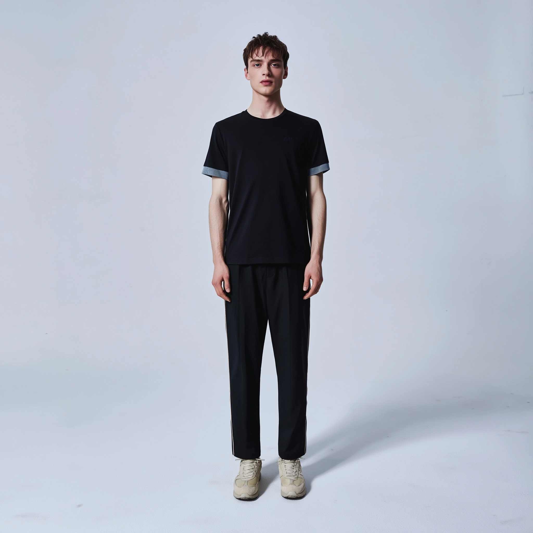 Male Model Lookbook Shot, Minimal Studio