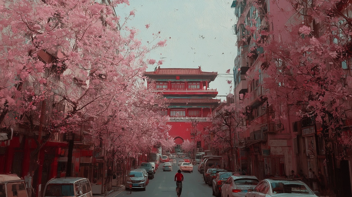 Spring, China, city