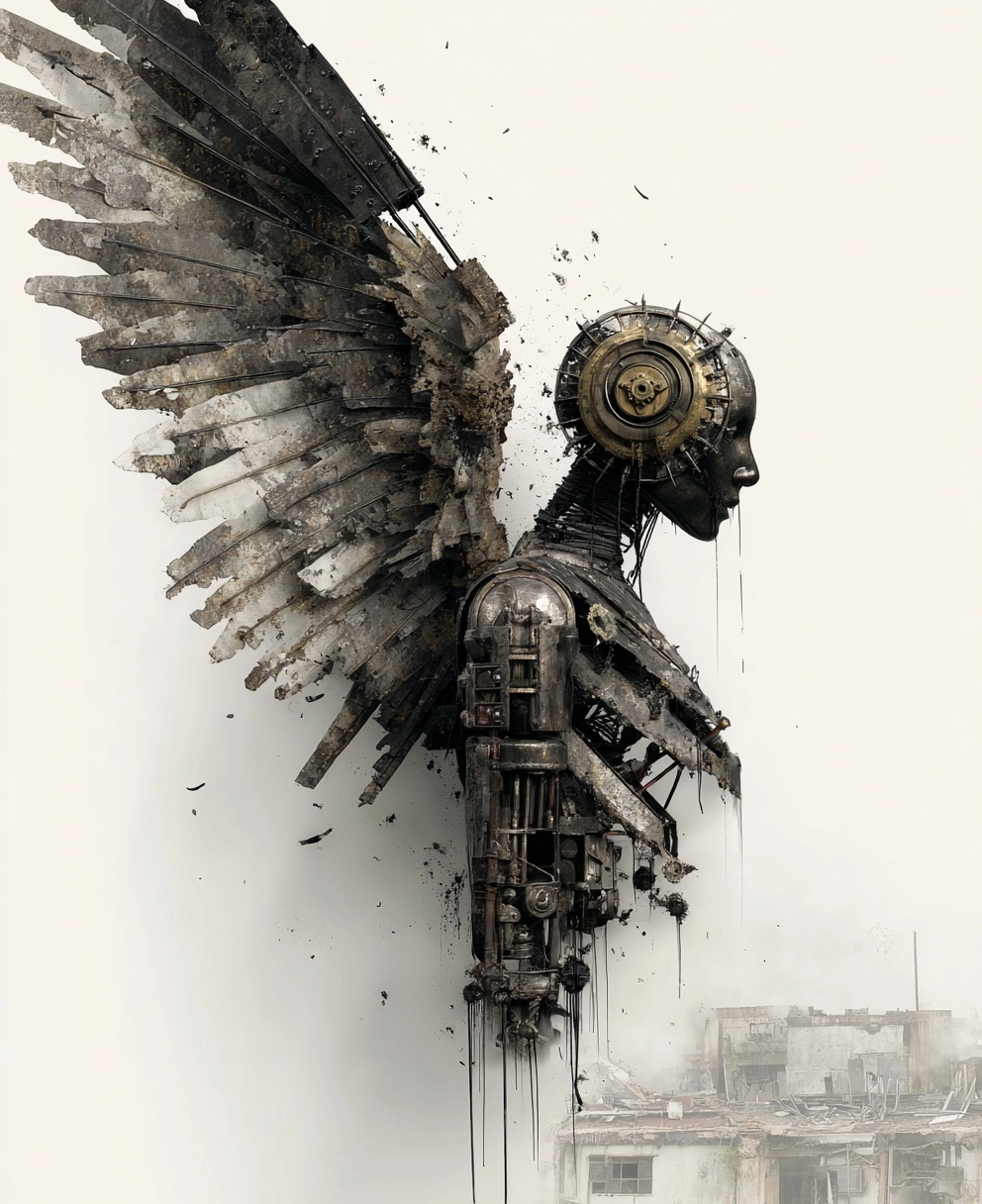Inspired by 1980s SciFi Horror Movies, Techgnostic Horror Themes