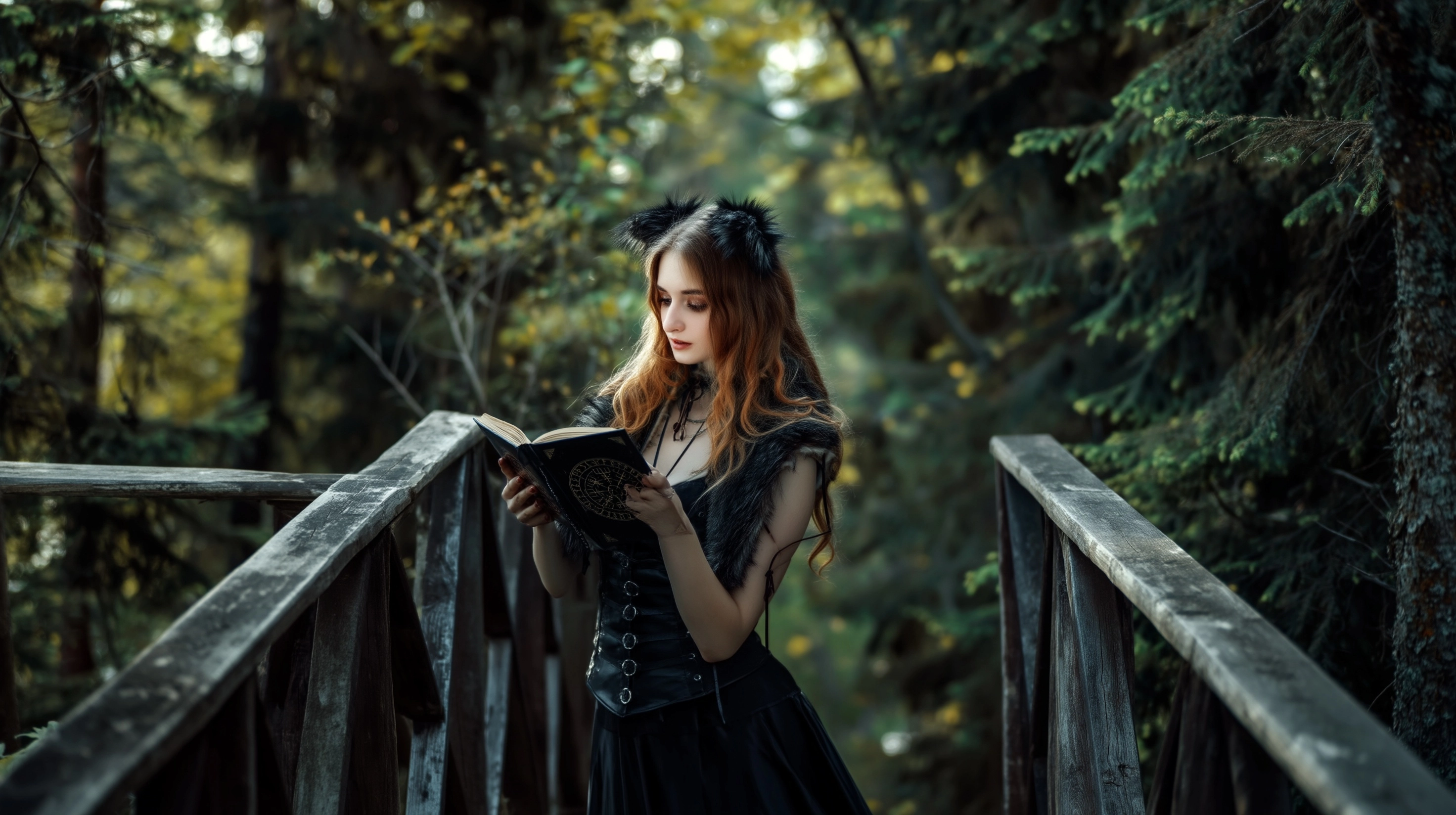 Nordic runes reading master girl, furry 20 teen girl. summer vibe