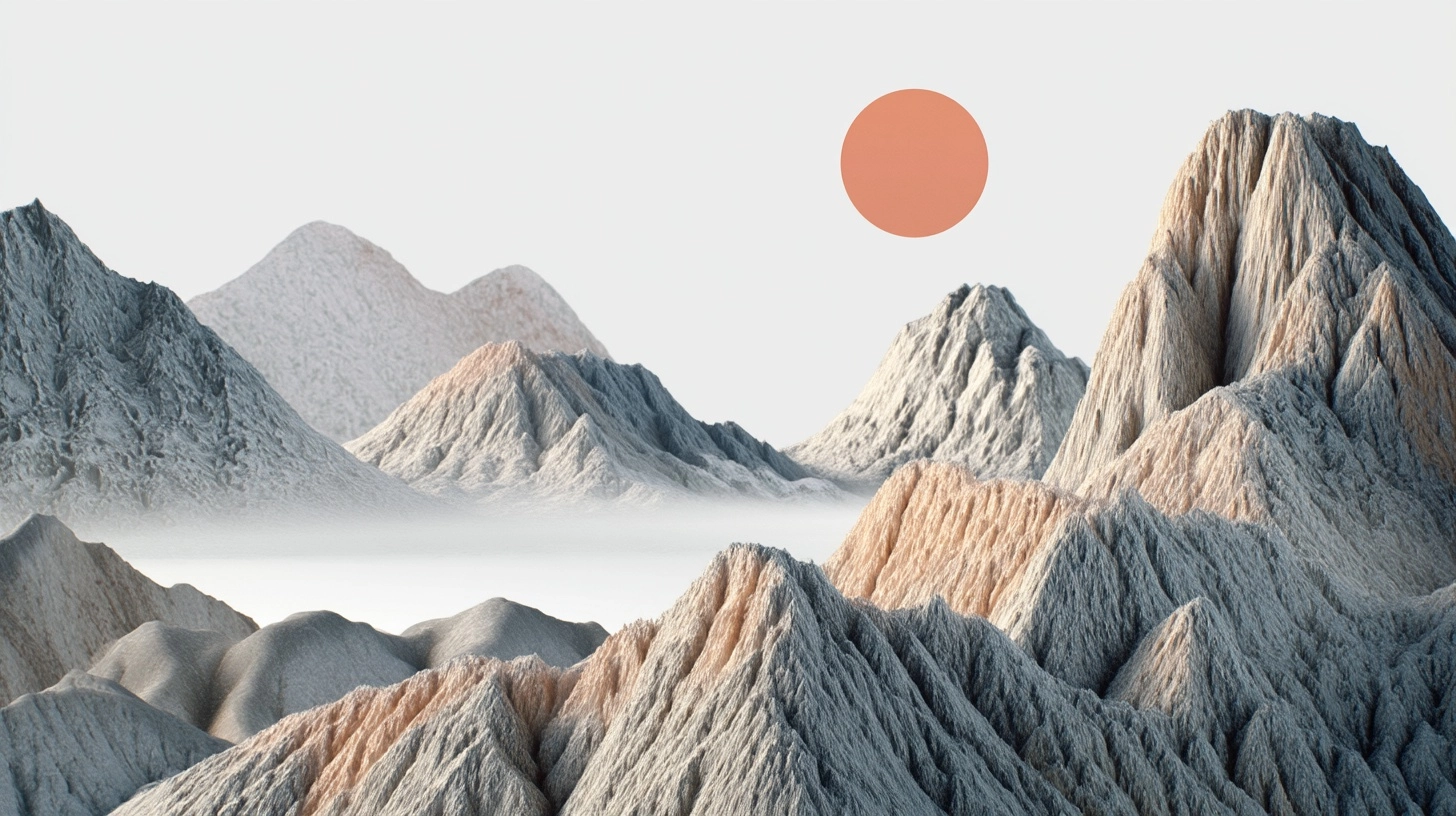 Ancient Chinese painting, ink wash, minimal, landscape