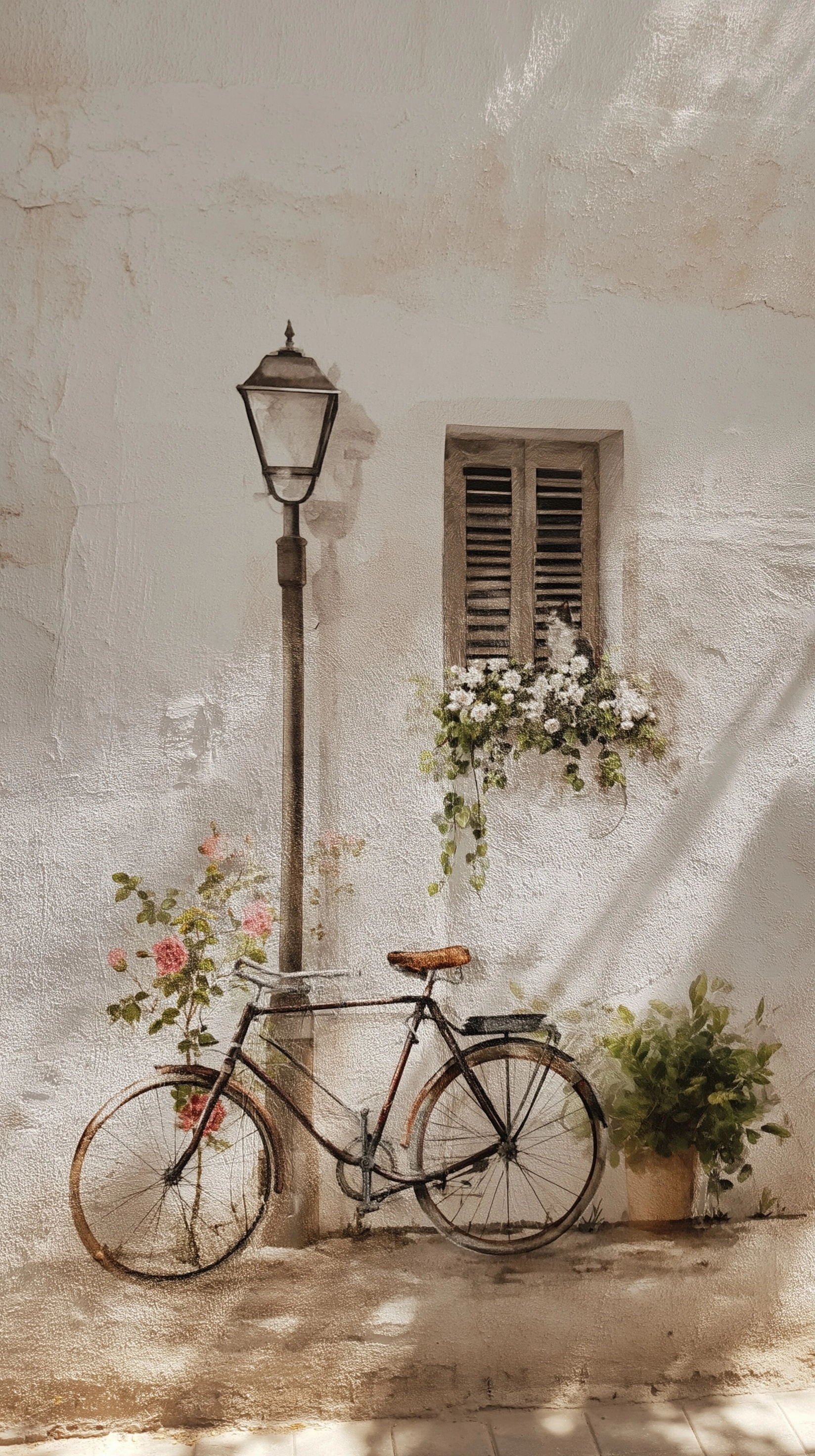 Flat Decorative Wall Mural, No Perspective
