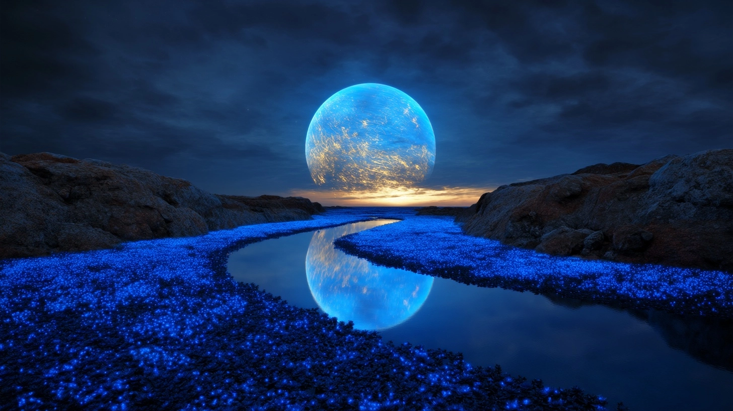 A breathtaking alien landscape. An unimaginably massive