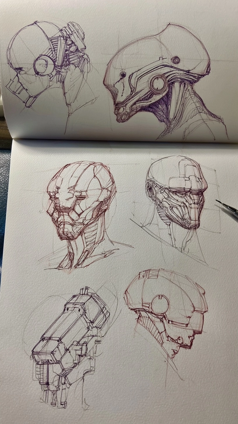 Sketching, concepting