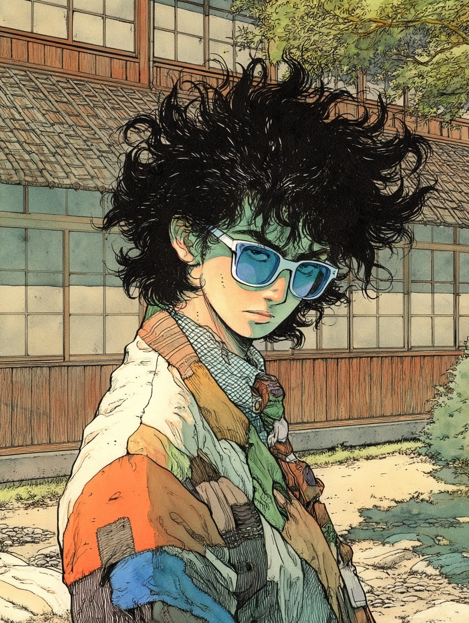 The menacing teacher, cool anti hero seinen male, age 30 , lithe angular masculine physique