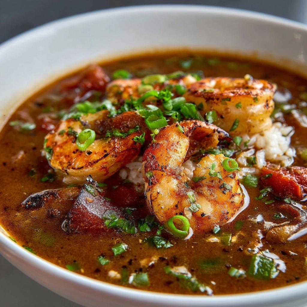Seafood gumbo Focus on the details