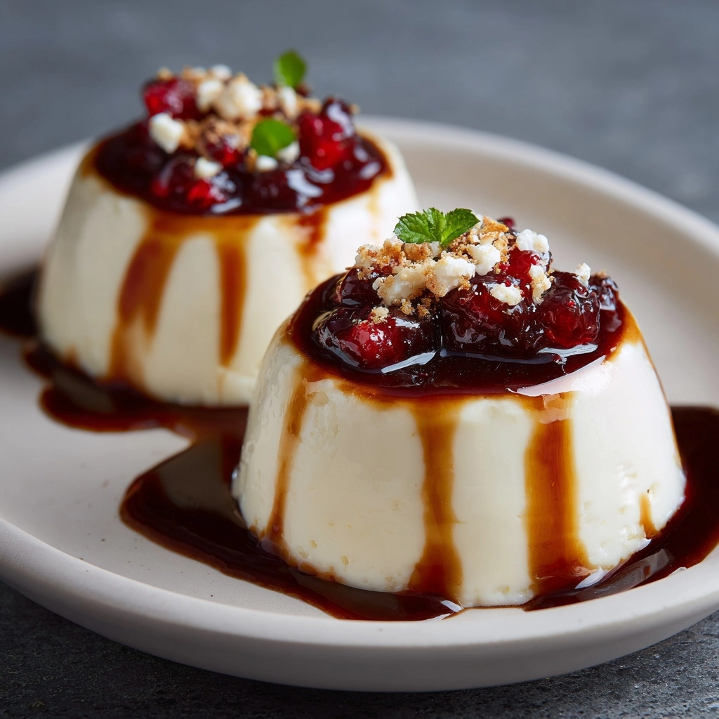 Easy Baileys Irish Cream Panna Cotta realistic gourmet food