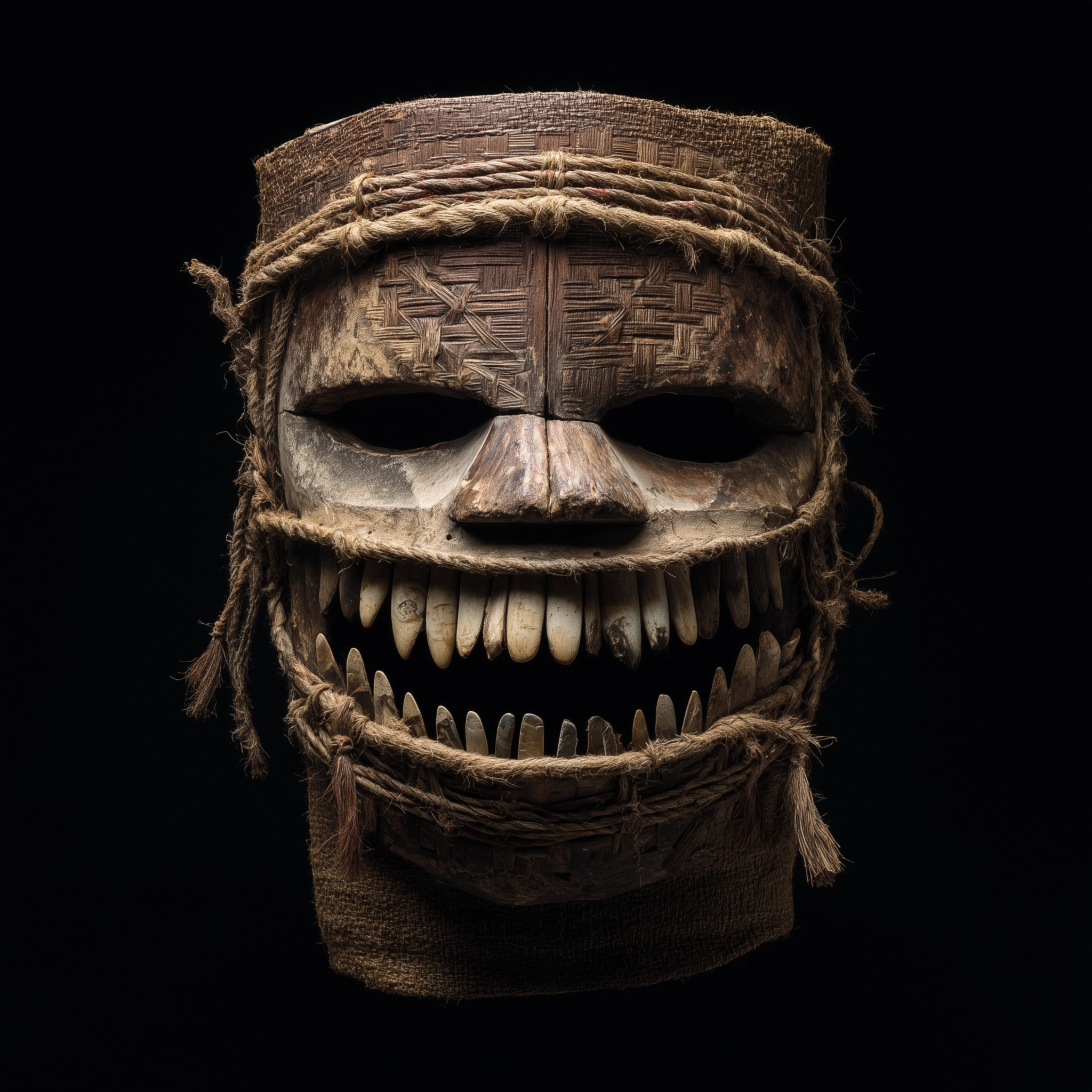 MASK 18: THE TRADITIONAL MUSICIAN - CONSTRUCTED FROM MUSICAL INSTRUMENTS & COMPREHENSIVE SOUND CULTU