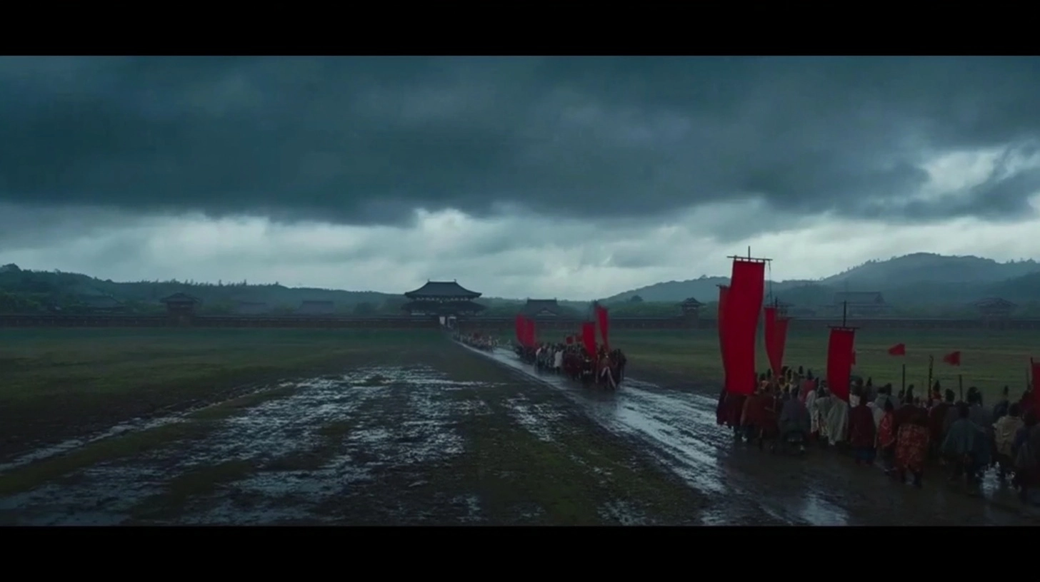 Prince Oama entering the land of Asuka after victory in the Jinshin War