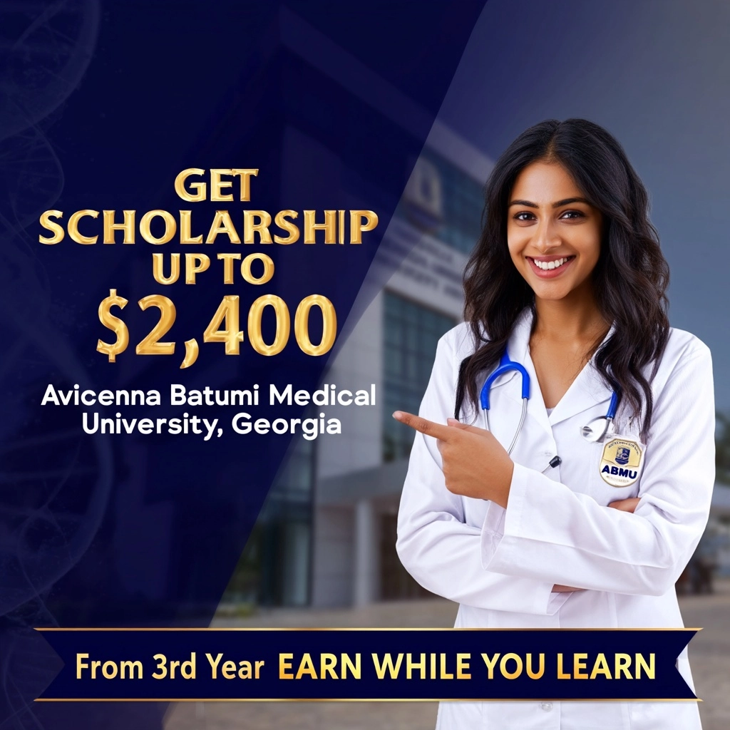 Photorealistic Indian female medical student, South Asian features, dark wavy hair
