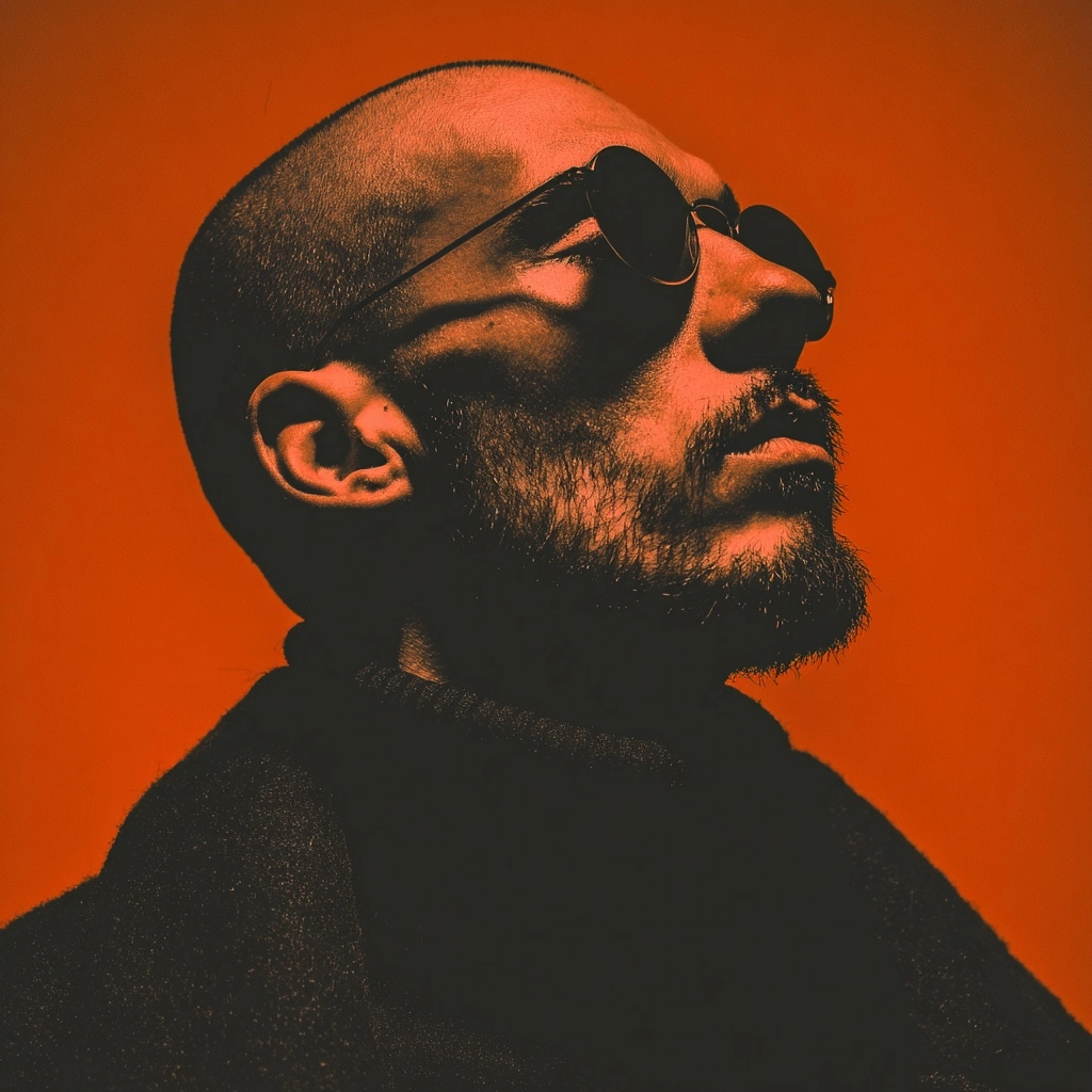 Basic man,real photo,best quality,30 year old,new school,music,minimal