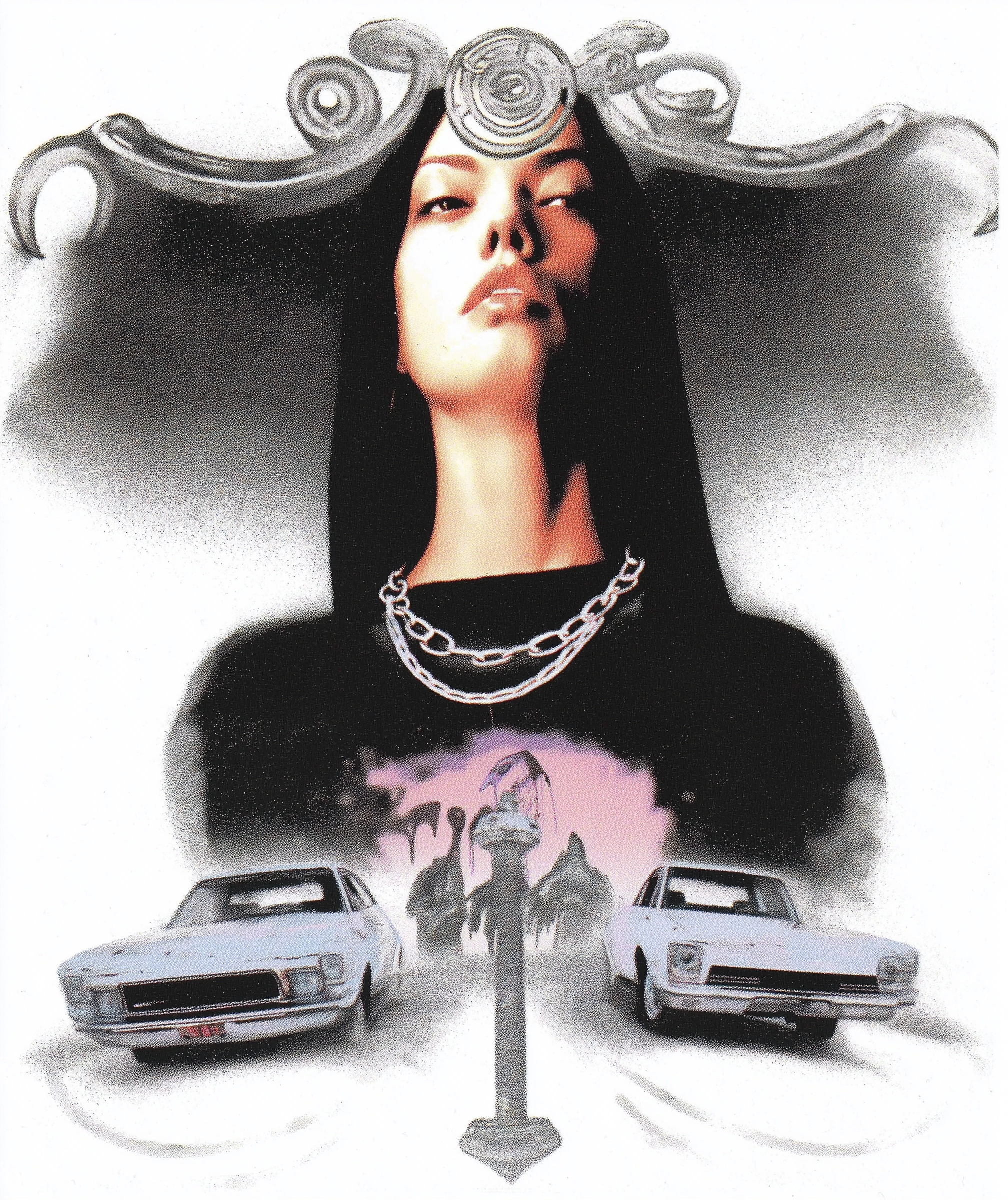 00's internet graphic artwork, cyber 2k, white background, gothic country influence