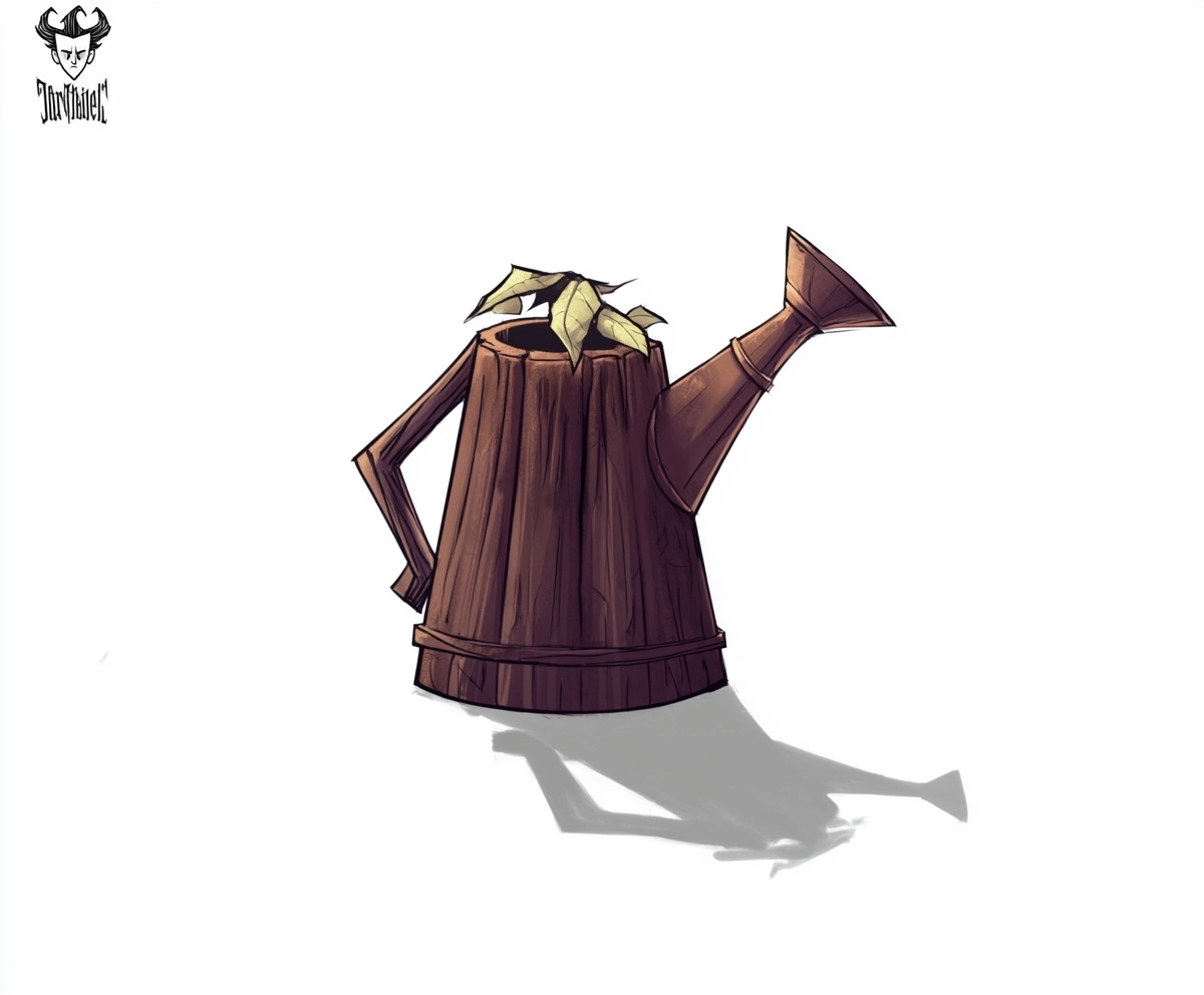 Don't Starve Style Watering Can
