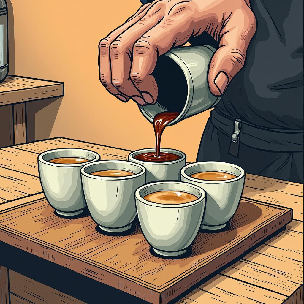 Manga Pour Over Ritual at Seattle Roastery