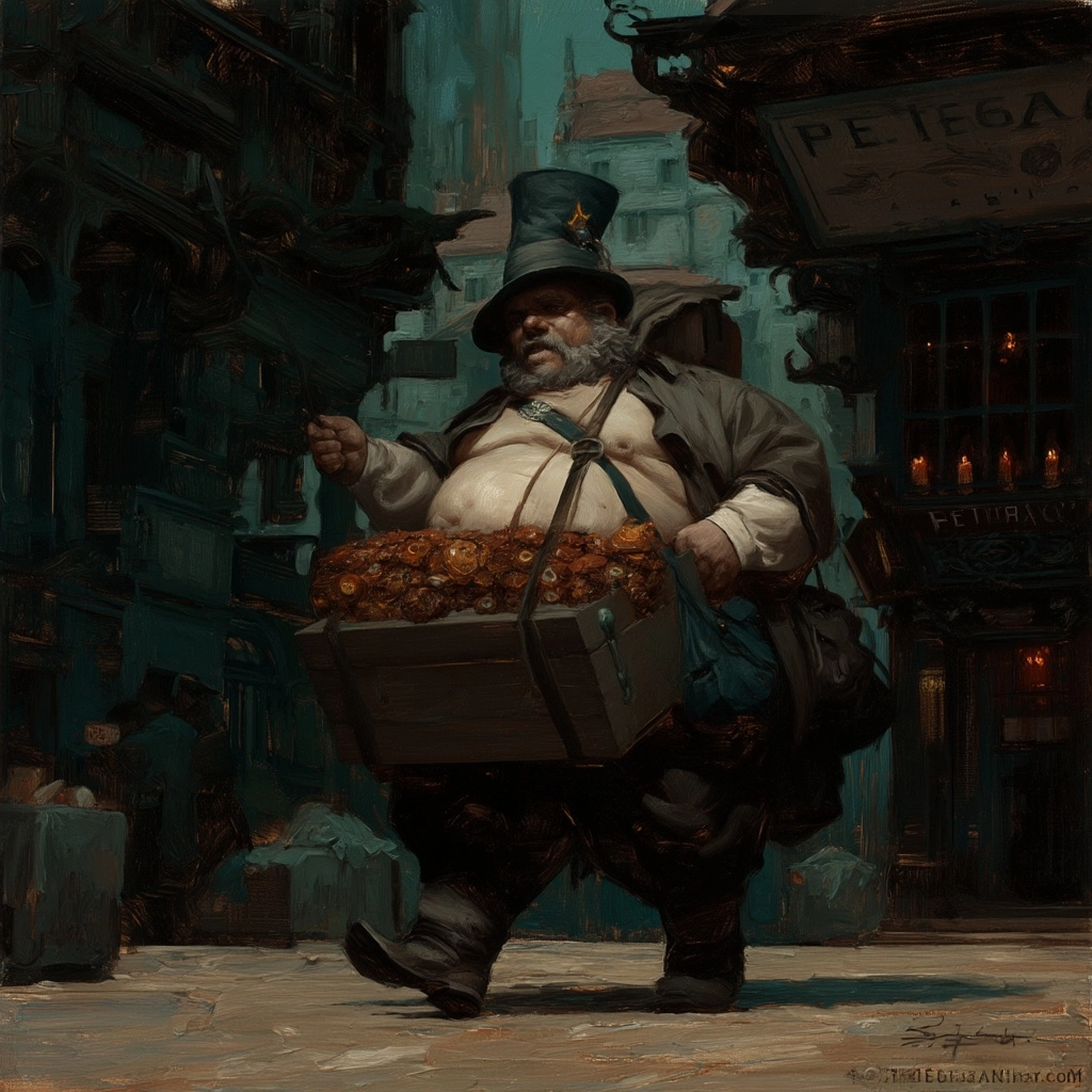 "SREFs!" shouts the vendor as he walks through with a box of wares strapped to his belly. "Get your