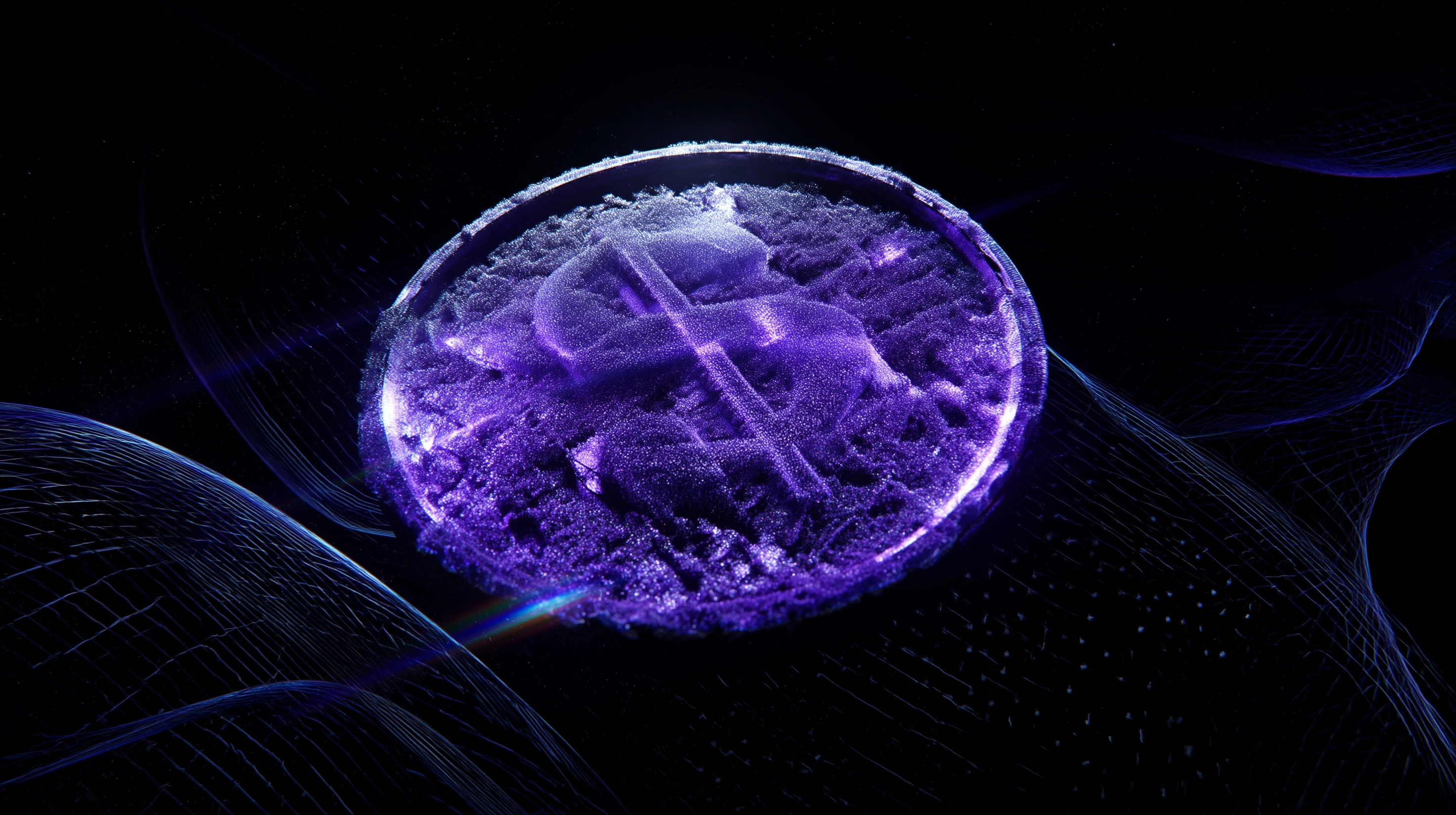 Highly detailed 3D CGI digital art, pure black background