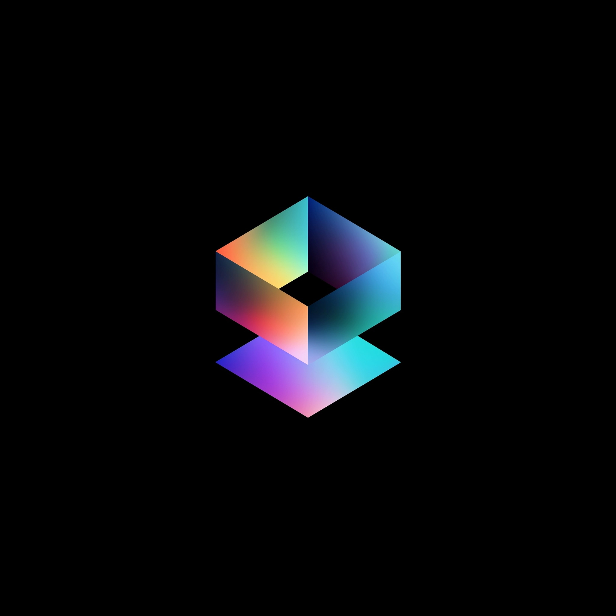 Make a minimal logo for a company called iridescent labs. i want a logo that is simple. and express