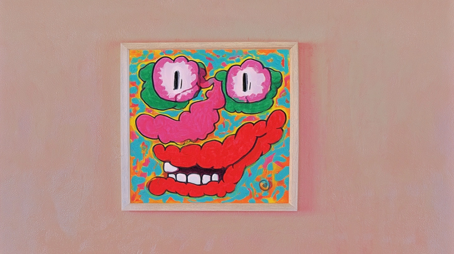 Funny poster art