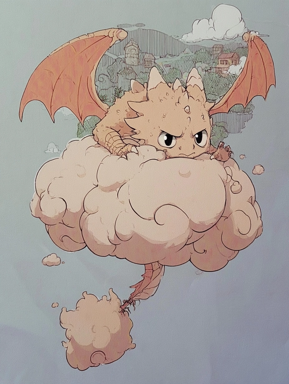 Angry dragon cloudling