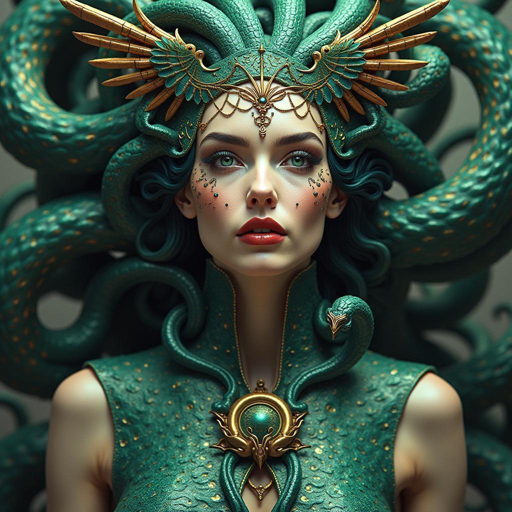 Eva Green as a Surreal Hydra Empress