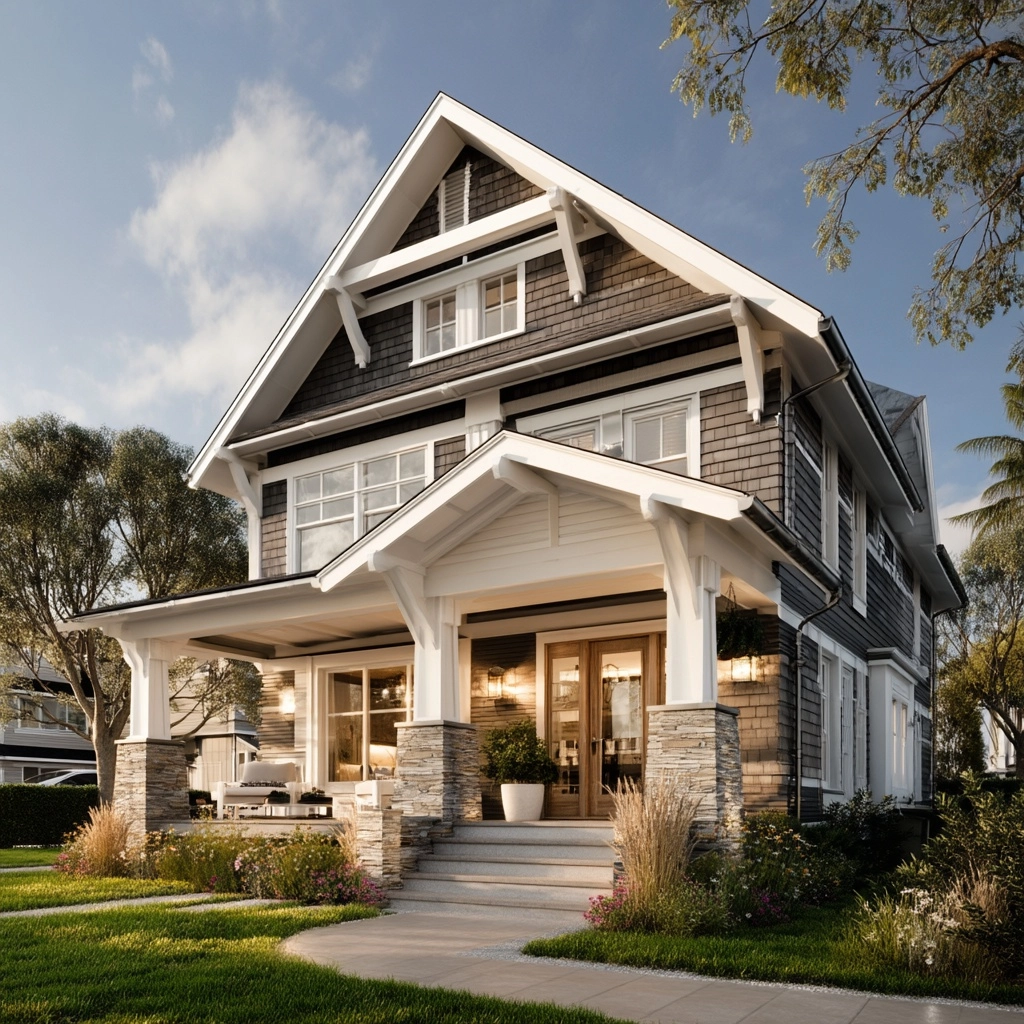 Traditional craftman style home