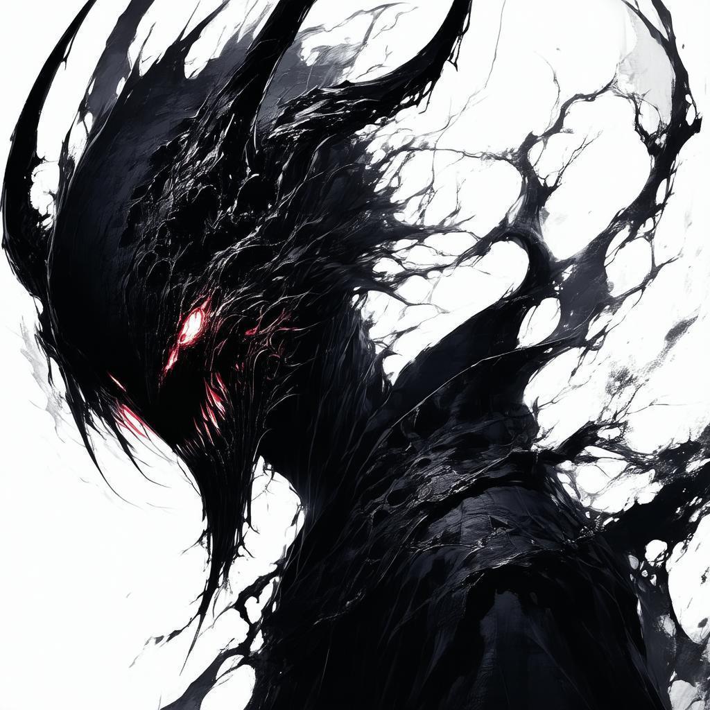 Shadow Fiend Avatar in Tokyo Ghoul Ink