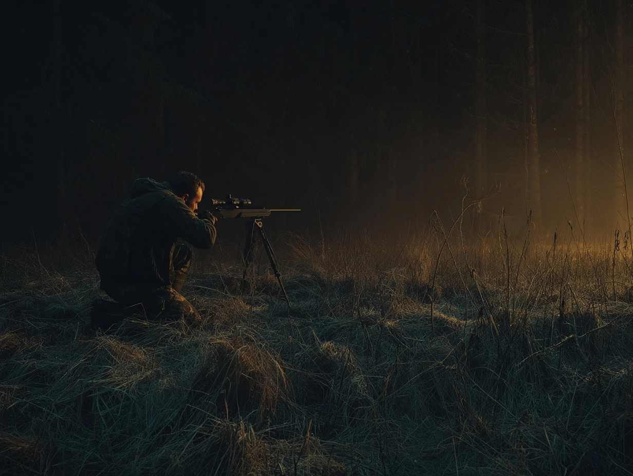 Conceptual campaign image for a fictional new hunting ammunition launch as an April Fools’ joke
