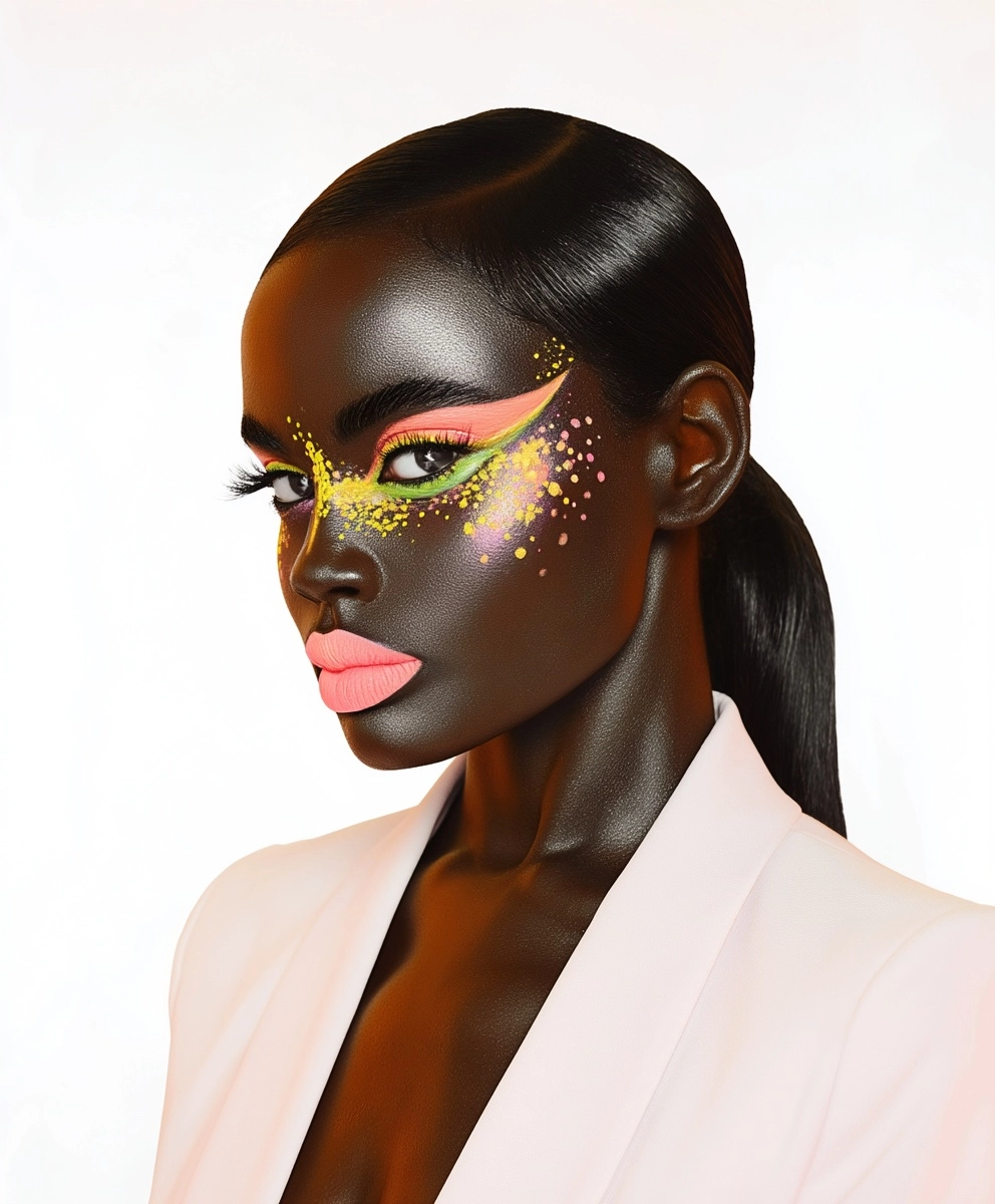 Editorial portrait of a female African American brand ambassador for a structured technology system.