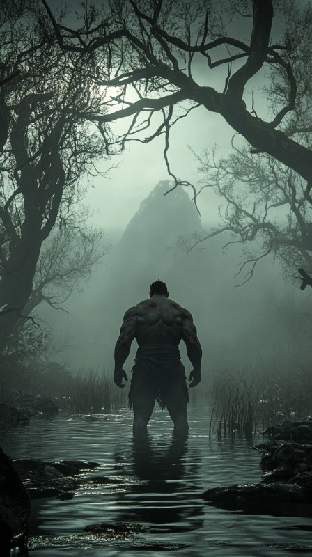 Hercules Arriving at Misty Swamps of Lerna