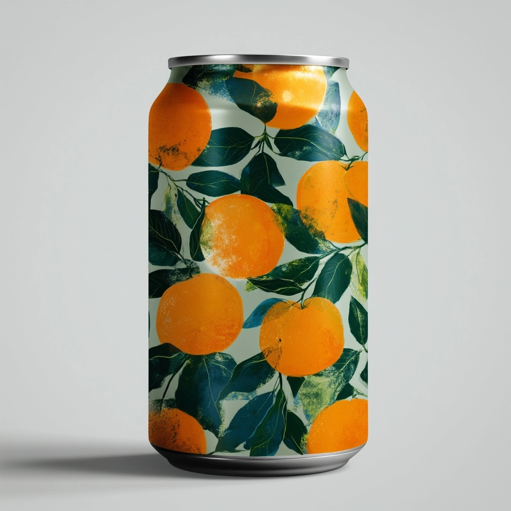 Take this and turn this into a RTD G&T Spritz 300ml aluminium can , with a logo, wording etc