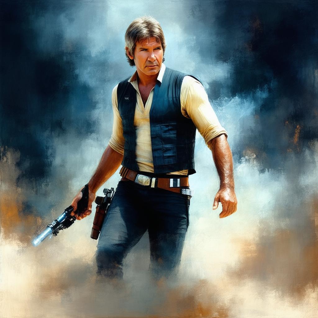 Harrison Ford as Han Solo in Oils
