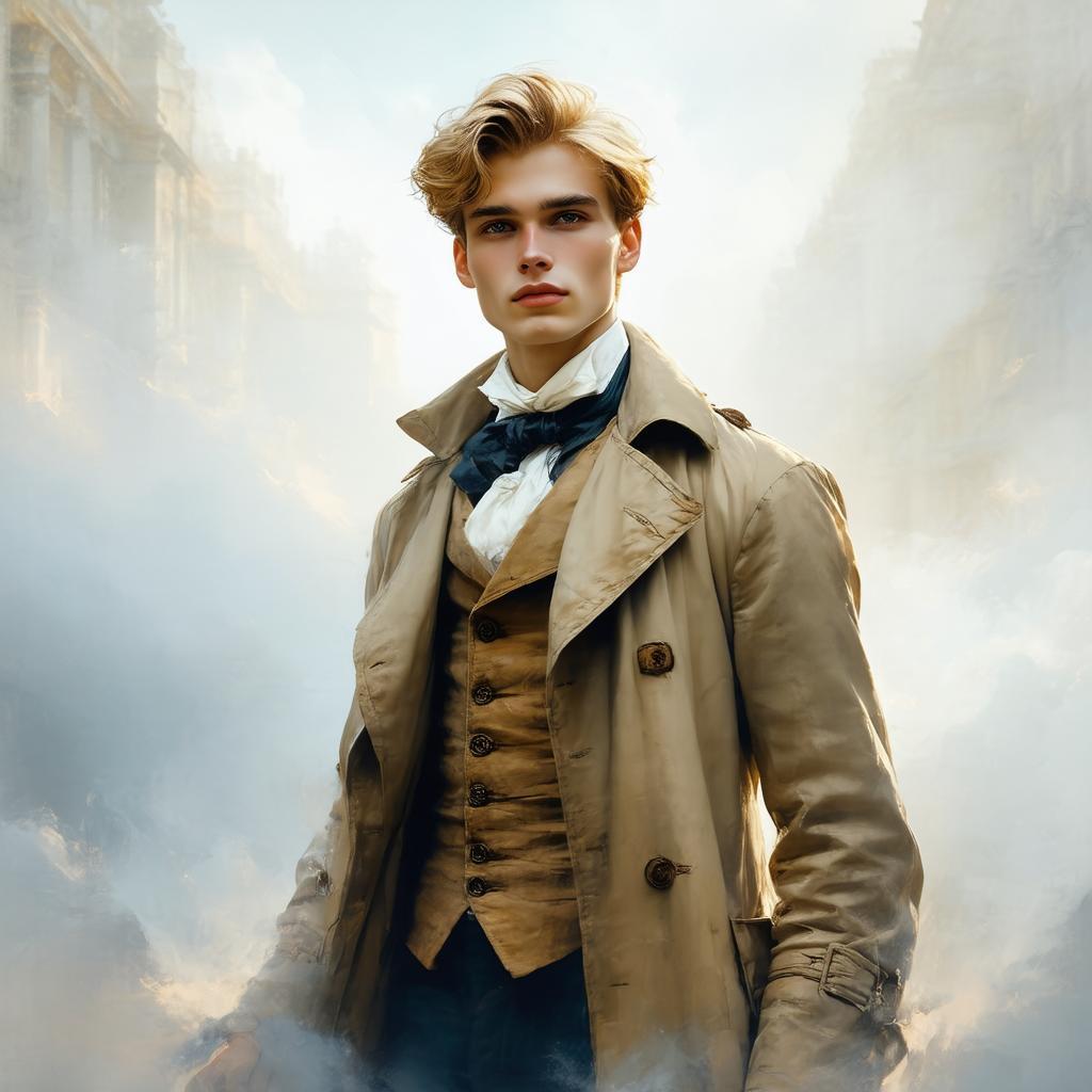 Romanticist Portrait of a Young Physicist