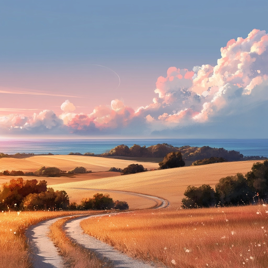 Where I'm from there is the ocean and farmland