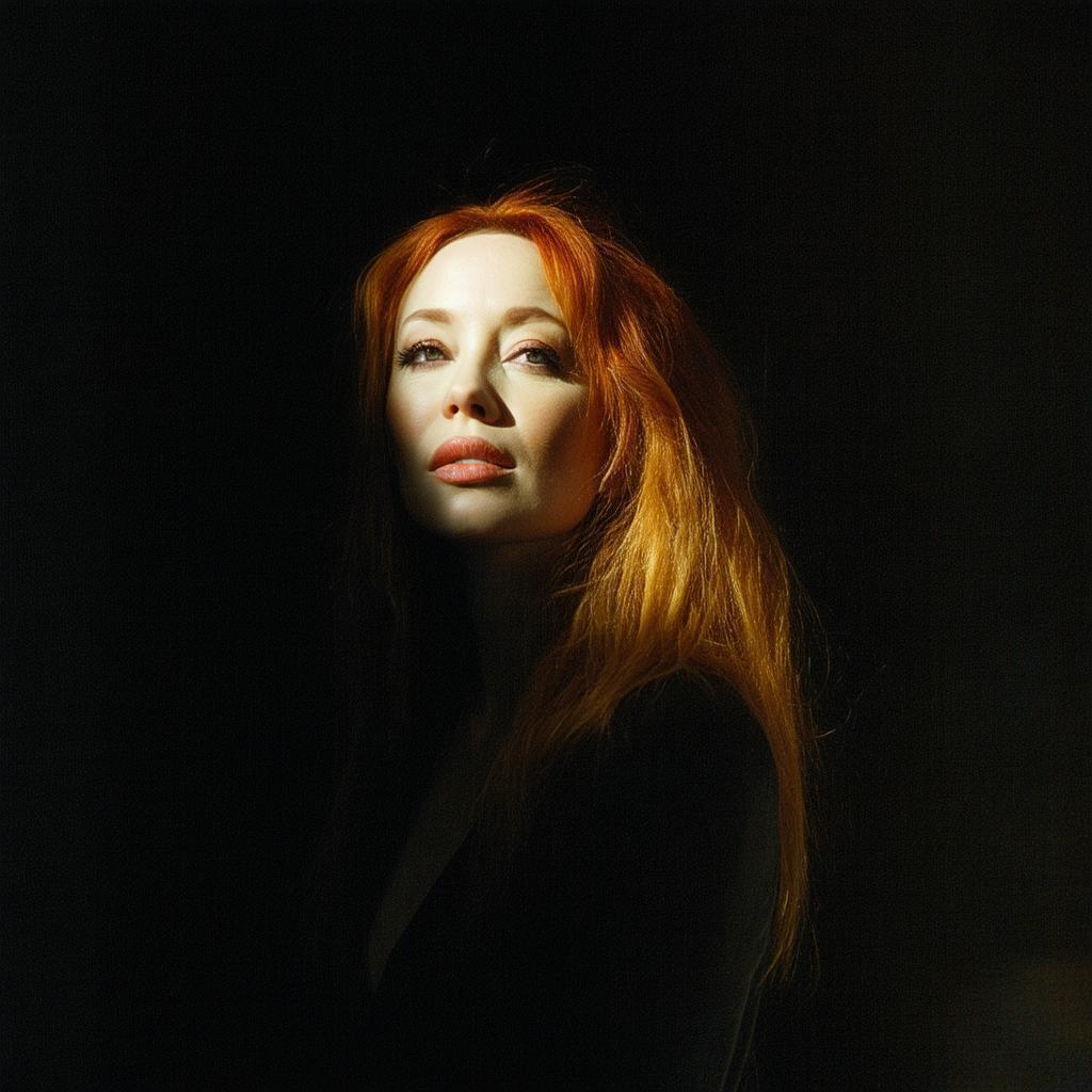 Tori Amos in Moody Cinematic Shadow