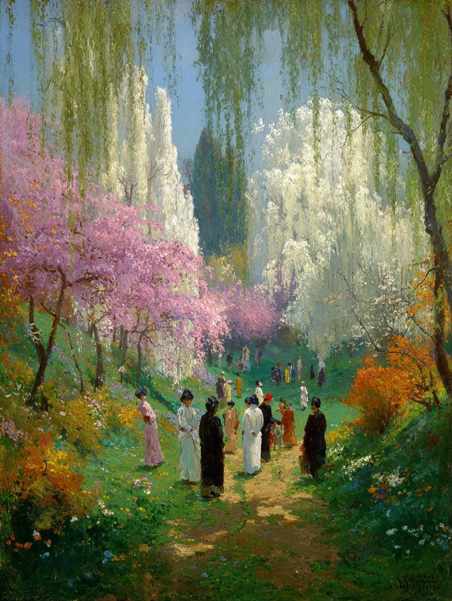 Ferdinand Loyen du Puigaudeau's spring atmosphere is perfect, dreamy and unparalleled