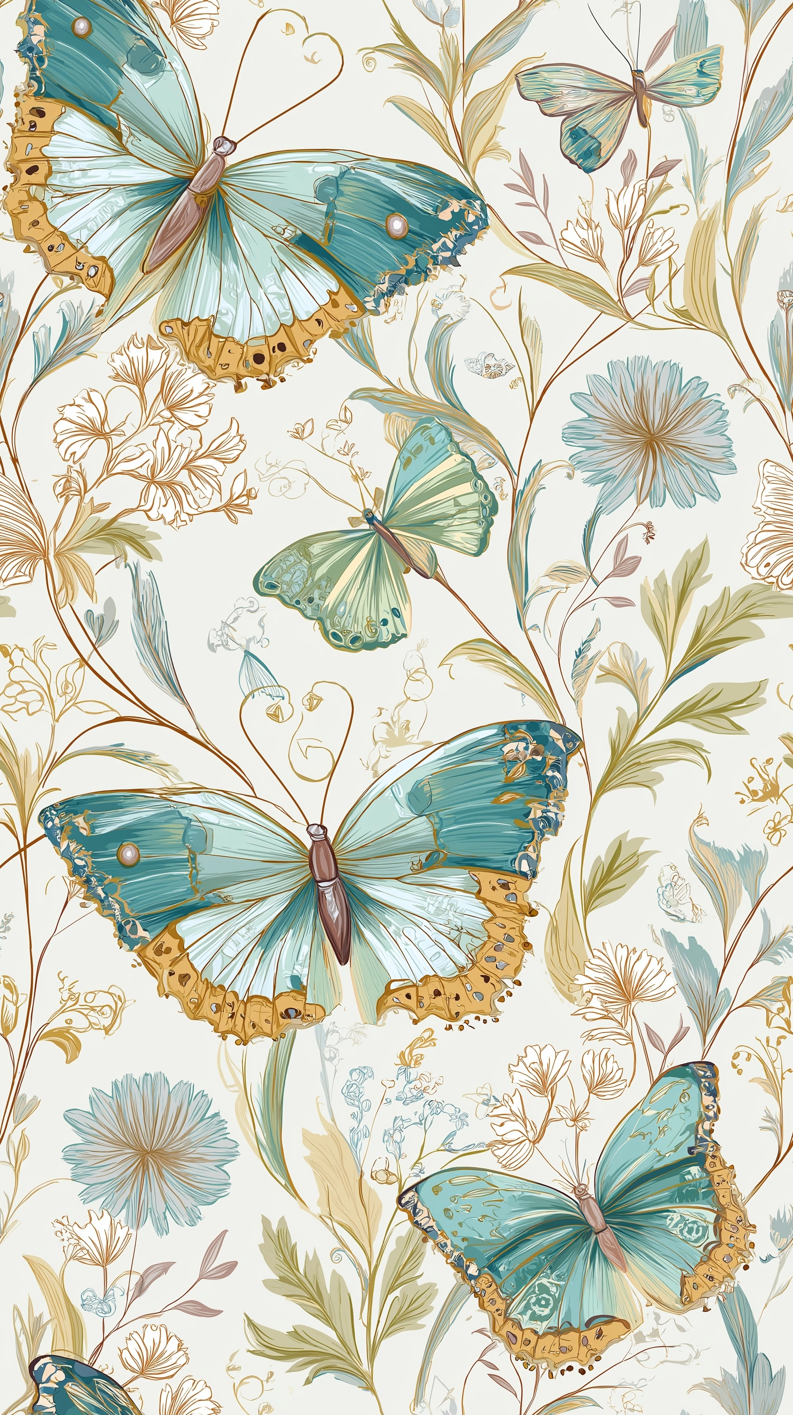 Regency era butterfly design