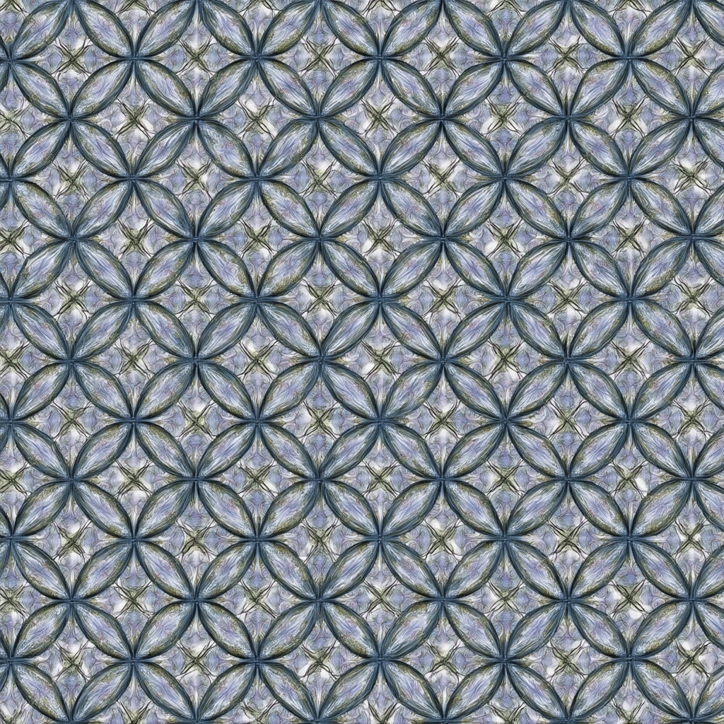 Decorative trellis print pattern