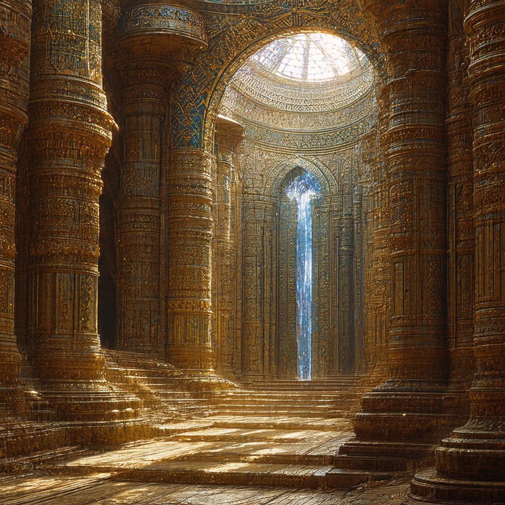 Osman Hamdi Bey Scene Meets Beksinski Shadows