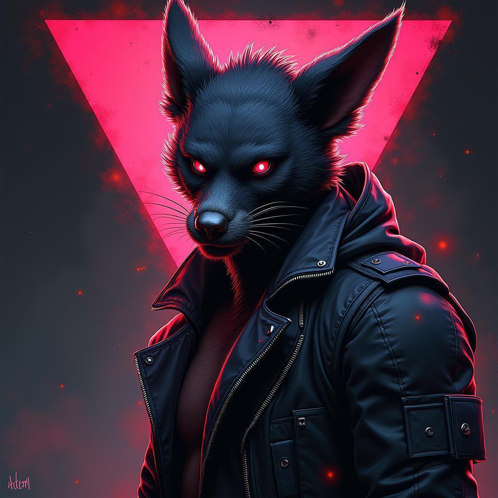 Darkiron Badger Demon in Blazing Manga Chiaroscuro