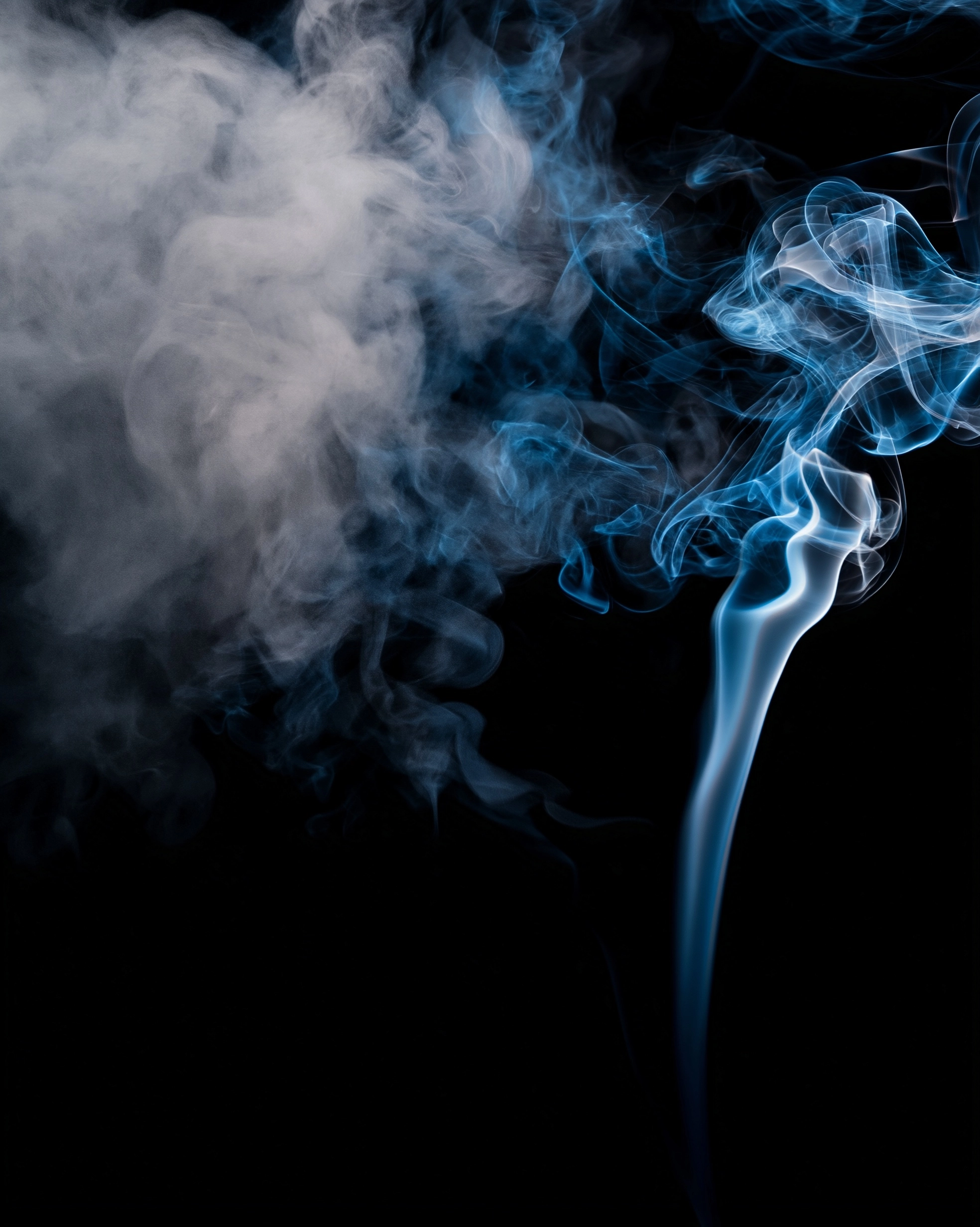 Smoke steam fog air background shape black