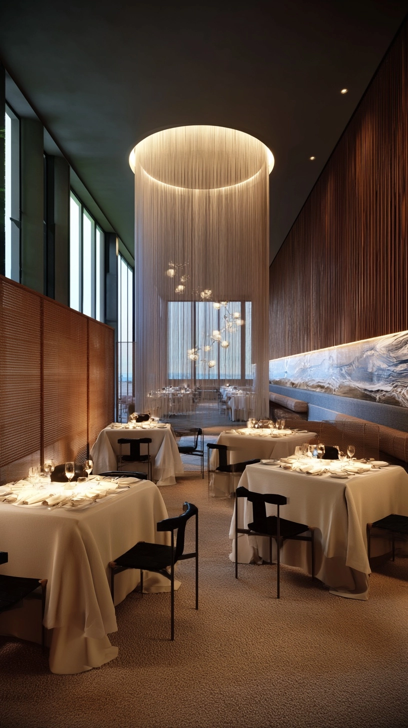 Luxury restaurant in rio de janeiro, fine art