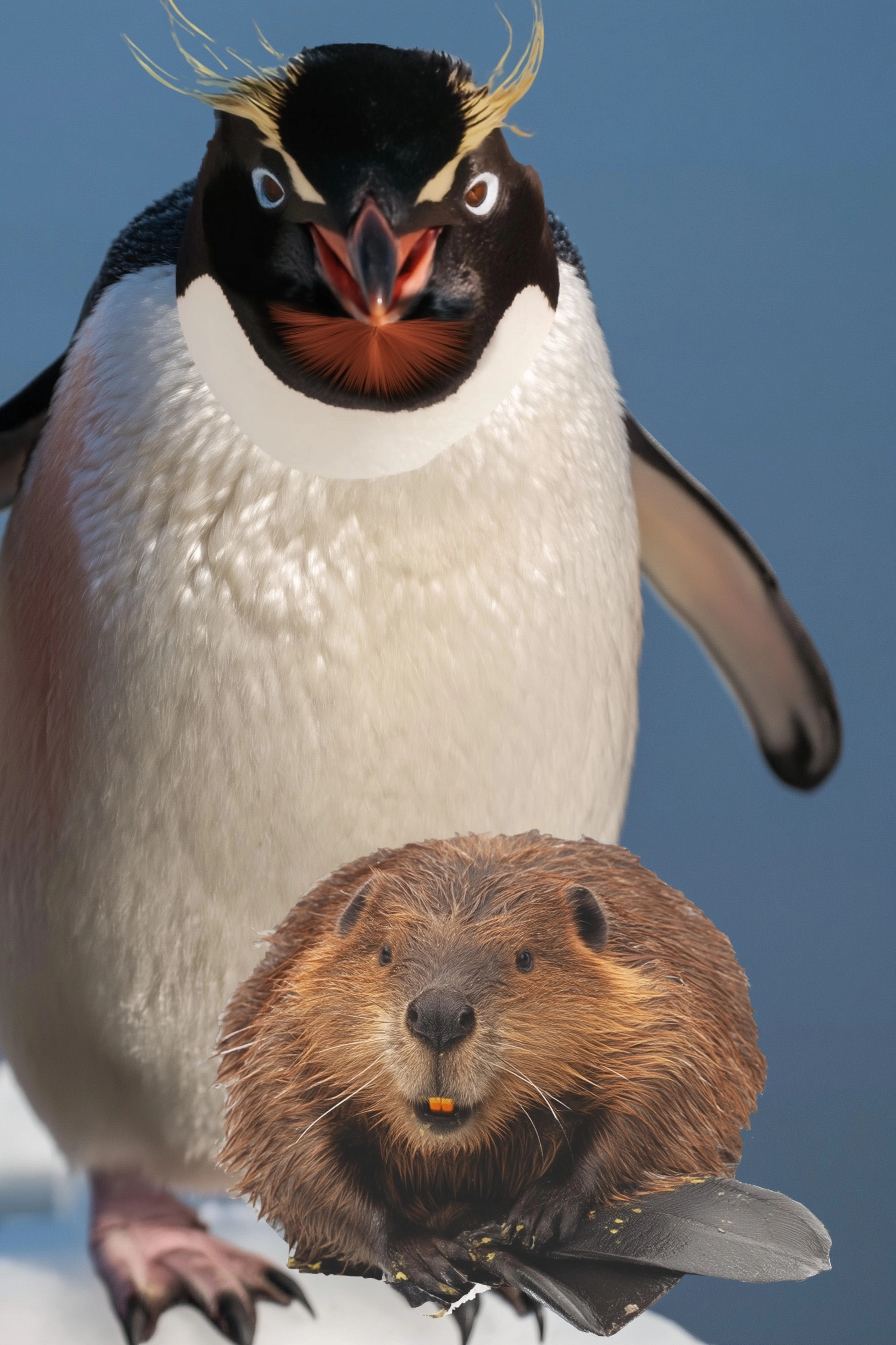 Hybrid, penguin beaver