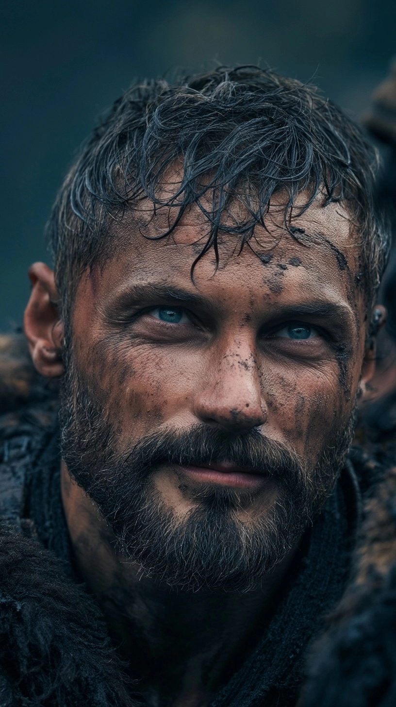 A breathtaking, emotionally devastating cinematic close-up. A legendary 19th-century Georgian outlaw