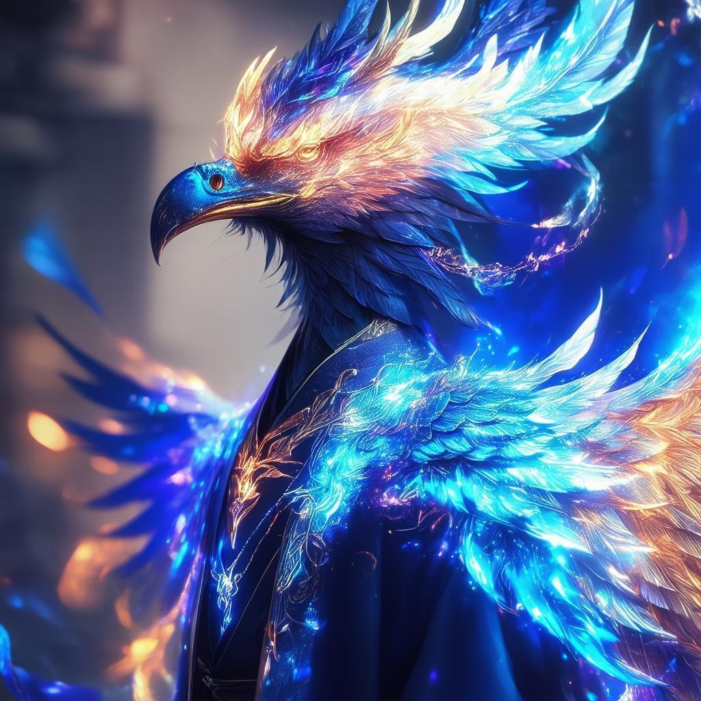 Omnipotent Phoenix Blazing in Full Glory