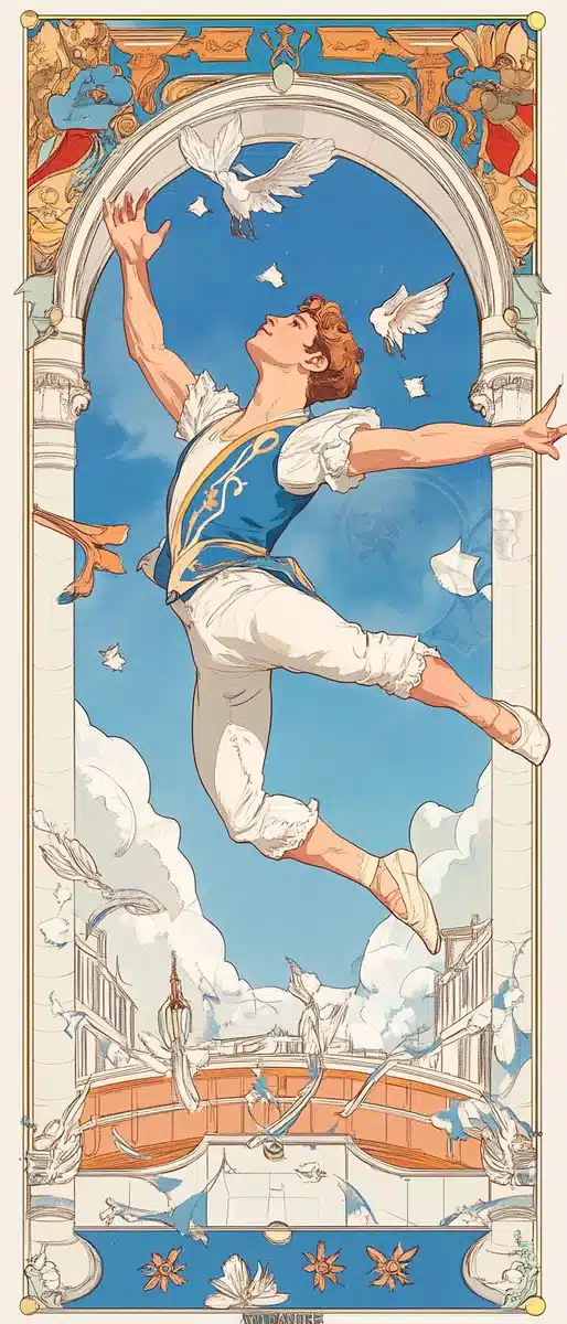 Art Nouveau Ballet Dancer