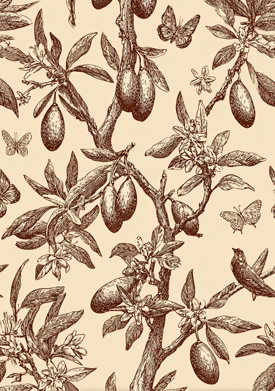 Vintage wood engraving style, traditional Chinese woodcut print
