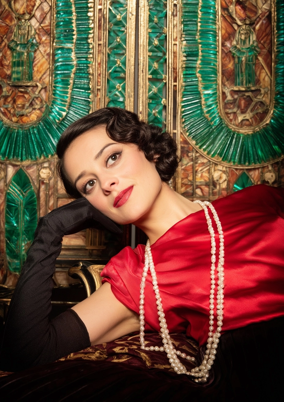 Jacqueline de Bellefort, fiery scorned lover from a 1930s Nile murder mystery
